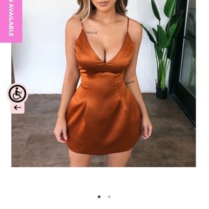 Arianna Cami Dress(Rust)